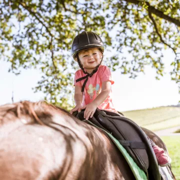 Urlaub mit Reitmöglichkeiten für Kinder und Erwachsene